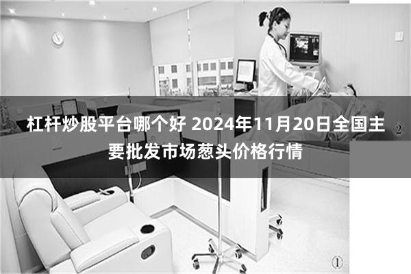 杠杆炒股平台哪个好 2024年11月20日全国主要批发市场葱头价格行情